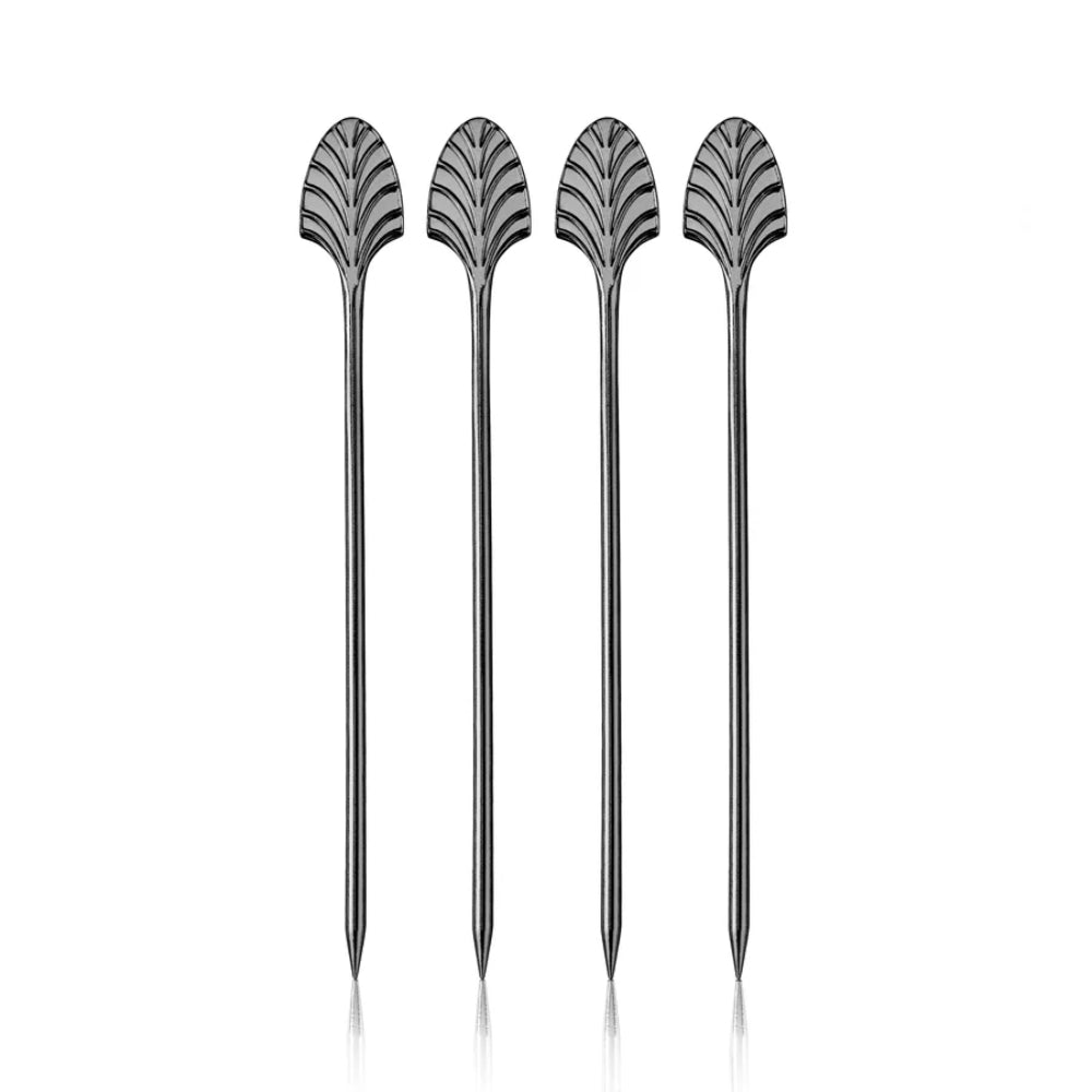 Viski cocktailtikku 4 kpl Art Deco