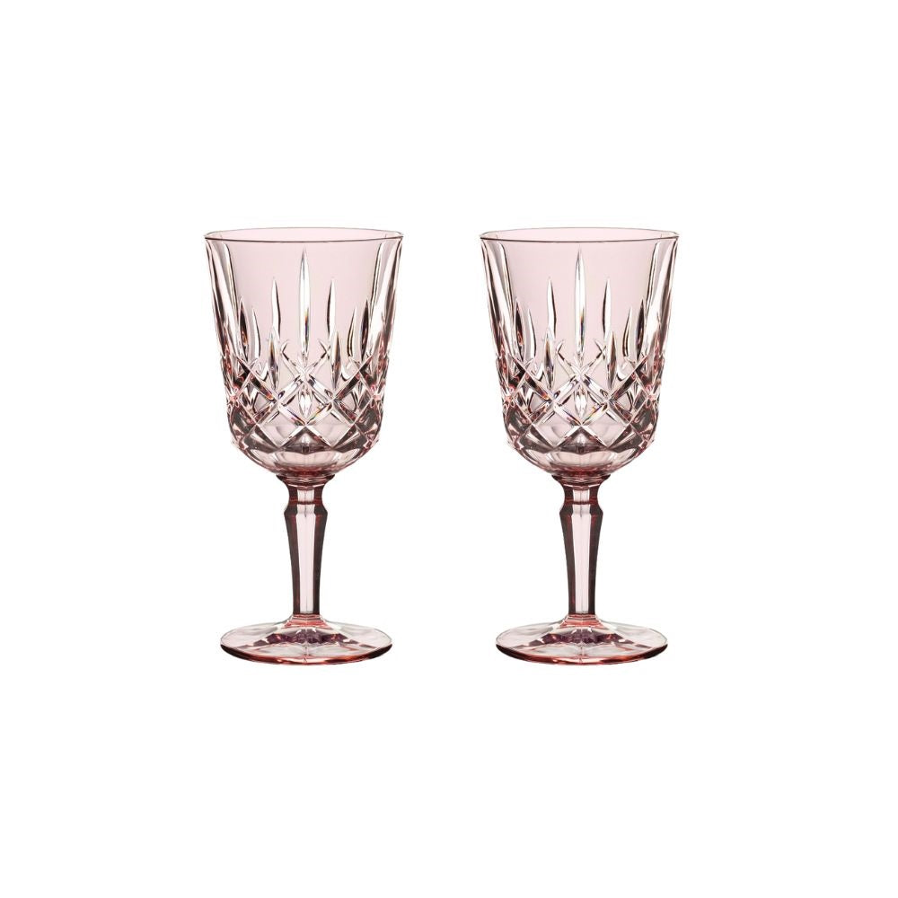 Nachtmann Noblesse -cocktail-/viinilasi 2 kpl vaaleanpunainen