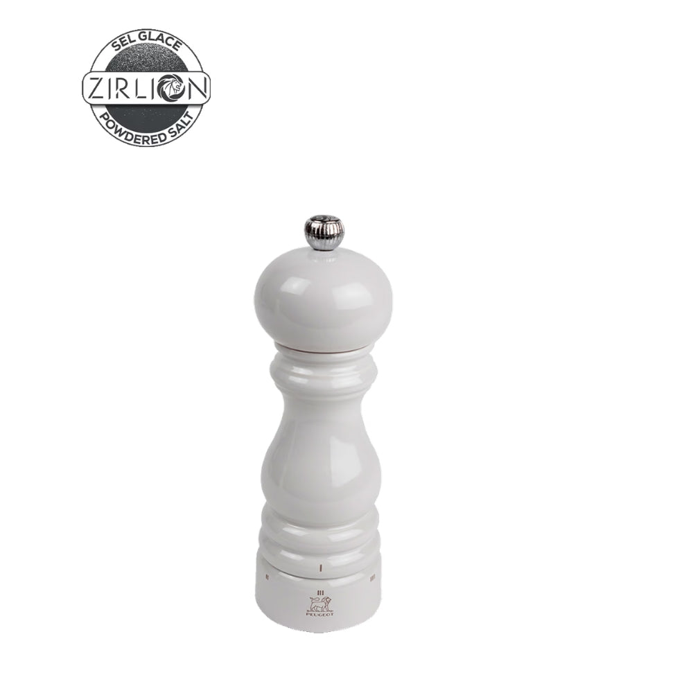 Peugeot ParisRama u'Select Zirlion -suolamylly 18 cm kiiltävä helmen harmaa