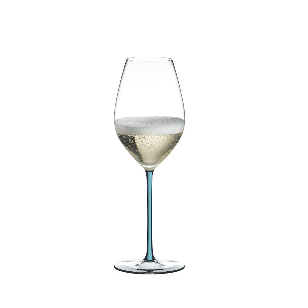 Riedel Fatto a Mano Champagne glass turquoise -samppanjalasi 1 kpl
