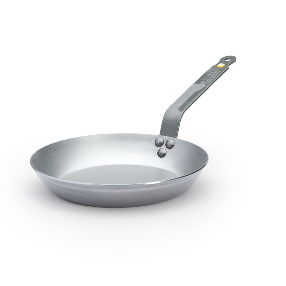 De Buyer Carbone Plus hiiliteräspannu, litteä kahva Ø 24 cm