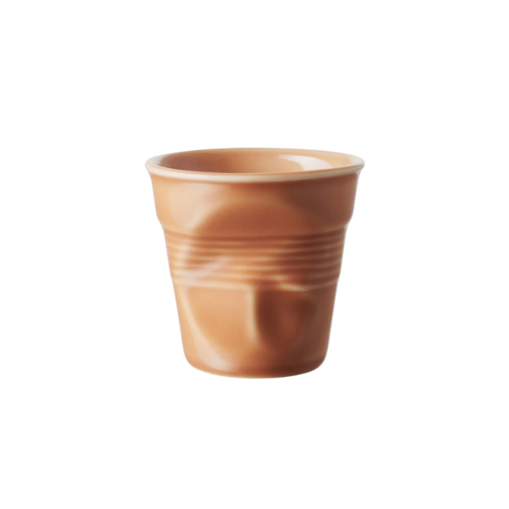 Revol Froissé -cappuccinokuppi 18 cl vaaleanruskea